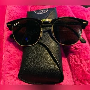 RAYBAN polarized club master unisex glasses